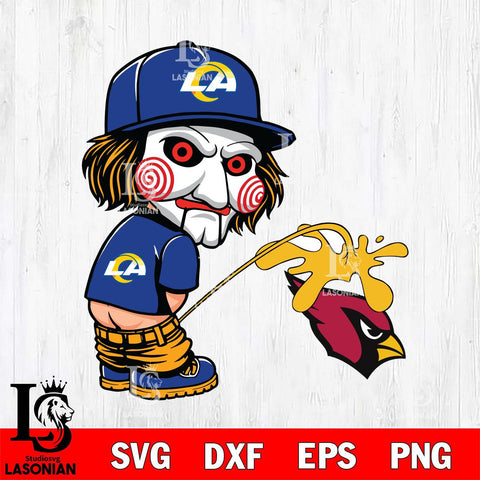 Los Angeles Rams Jigsaw Piss On Arizona Cardinals Svg Eps Dxf Png File, Digital Download, Instant Download