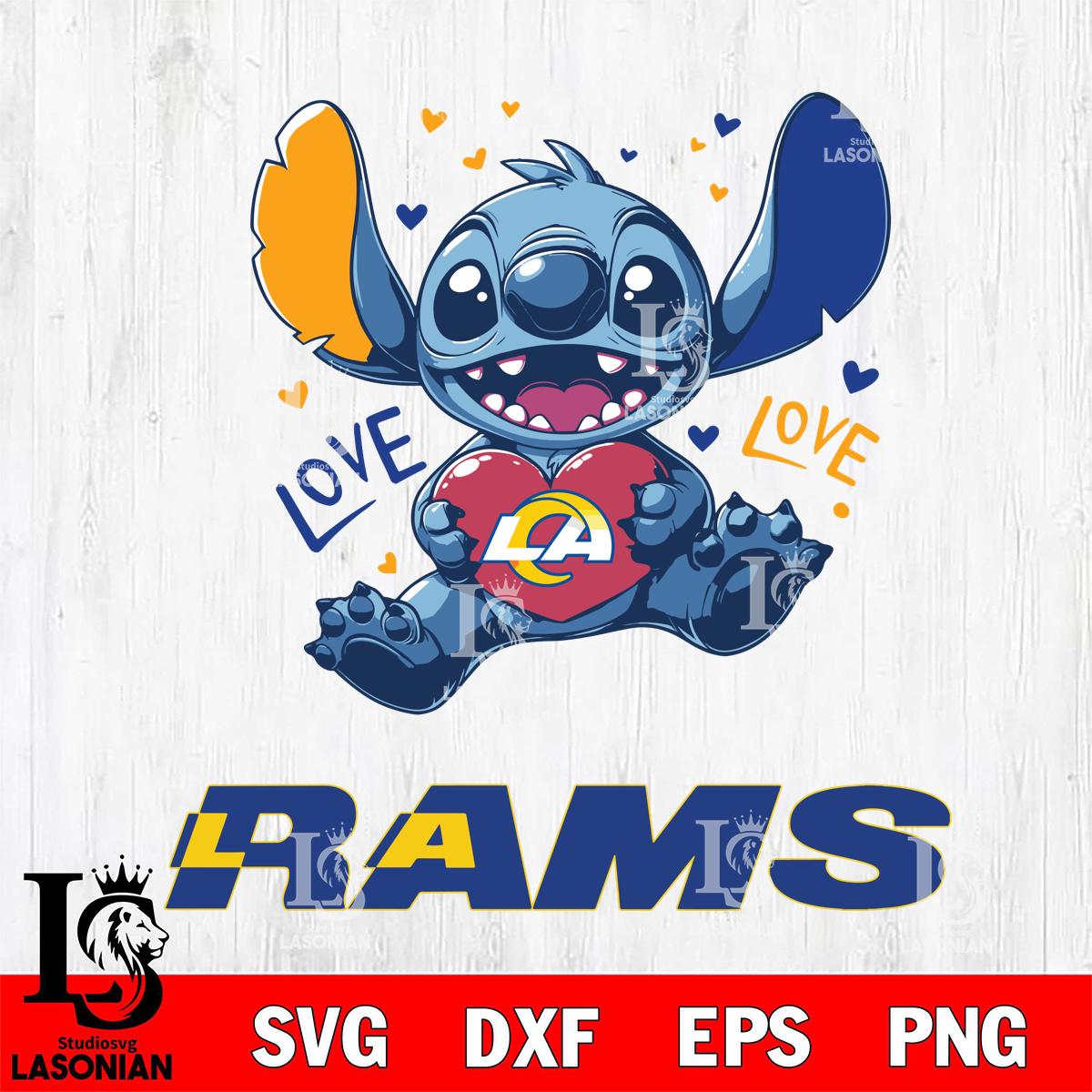 Los Angeles Rams Love Stitch – lasoniansvg