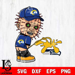 Los Angeles Rams Pinhead Piss On Seattle Seahawks Svg Eps Dxf Png File, Digital Download, Instant Download