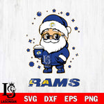 Los Angeles Rams Santa Claus Coffe Svg Eps Dxf Png File,NFL Svg Files,Digital Download,Sublimation,Instant Download