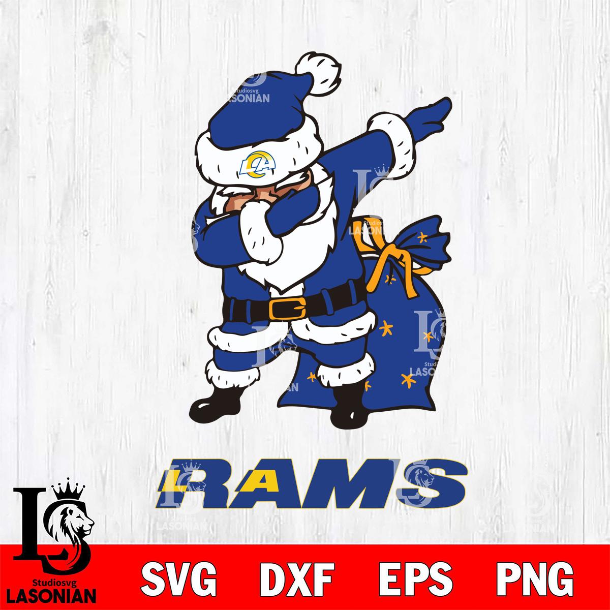 Los Angeles Rams Santa Claus Ugly – lasoniansvg