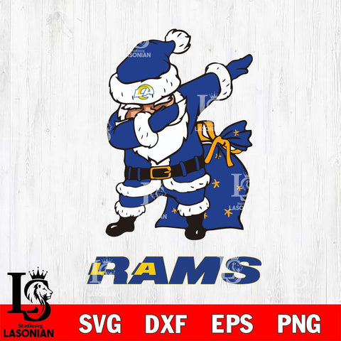 Los Angeles Rams Santa Claus Ugly Svg Eps Dxf Png File,NFL Svg Files,Digital Download,Sublimation,Instant Download