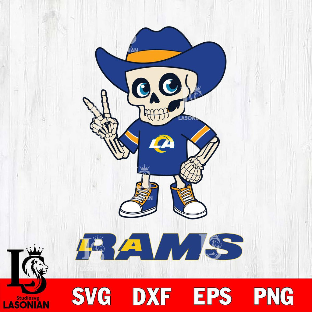 Skeleton Rams Logo Los Angeles Rams Skeleton Football 2 – lasoniansvg