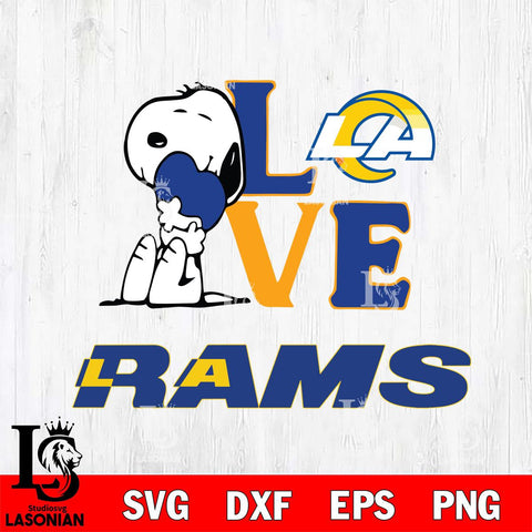 Los Angeles Rams Snoopy Sport 10 Svg Eps Dxf Png File, NFL svg, Digital Download, Instant Download