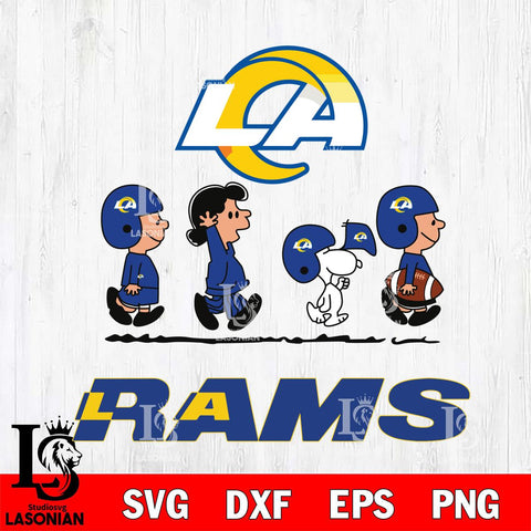 Los Angeles Rams Snoopy Sport 12 Svg Eps Dxf Png File, NFL svg, Digital Download, Instant Download