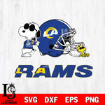Los Angeles Rams Snoopy Sport 2 Svg Eps Dxf Png File, NFL svg, Digital Download, Instant Download