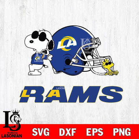Los Angeles Rams Snoopy Sport 2 Svg Eps Dxf Png File, NFL svg, Digital Download, Instant Download