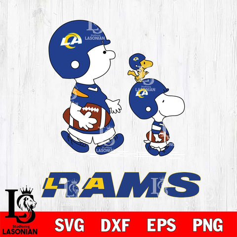 Los Angeles Rams Snoopy Sport Svg Eps Dxf Png File, NFL svg, Digital Download, Instant Download