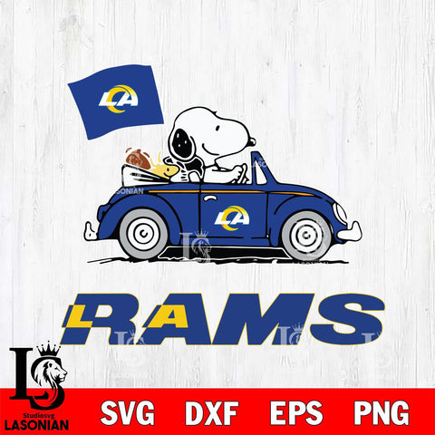 Los Angeles Rams Snoopy Sport 5 Svg Eps Dxf Png File, NFL svg, Digital Download, Instant Download