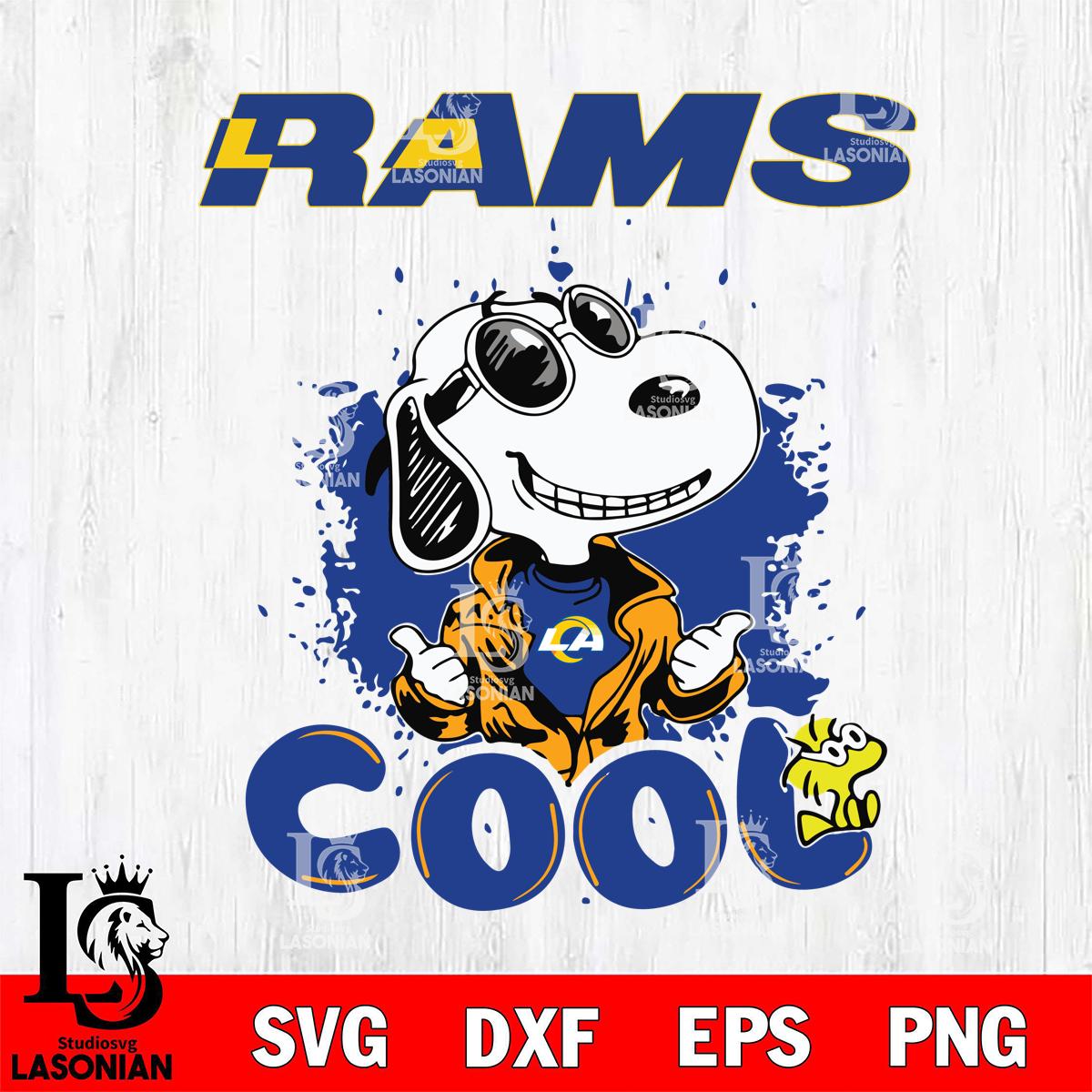 Los Angeles Rams Snoopy Sport 7 – lasoniansvg