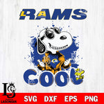 Los Angeles Rams Snoopy Sport 7 Svg Eps Dxf Png File, NFL svg, Digital Download, Instant Download