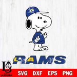 Los Angeles Rams Snoopy Sport 8 Svg Eps Dxf Png File, NFL svg, Digital Download, Instant Download