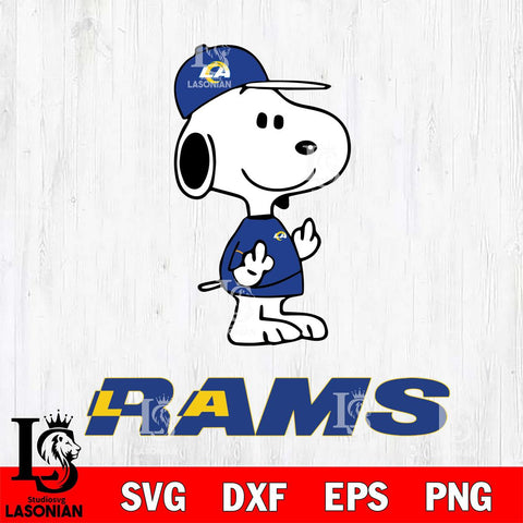 Los Angeles Rams Snoopy Sport 8 Svg Eps Dxf Png File, NFL svg, Digital Download, Instant Download