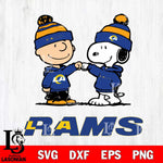 Los Angeles Rams Snoopy Sport 9 Svg Eps Dxf Png File, NFL svg, Digital Download, Instant Download