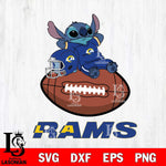 Los Angeles Rams Stitch Big NFL football SVG DXF EPS PNG FILE, NFL File Cut, Digital Download,Instant Download, Silhouette, Cricut