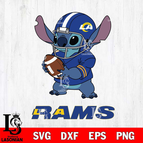 Los Angeles Rams Stitch Football Helmet SVG DXF EPS PNG FILE, NFL File Cut, Digital Download,Instant Download, Silhouette, Cricut