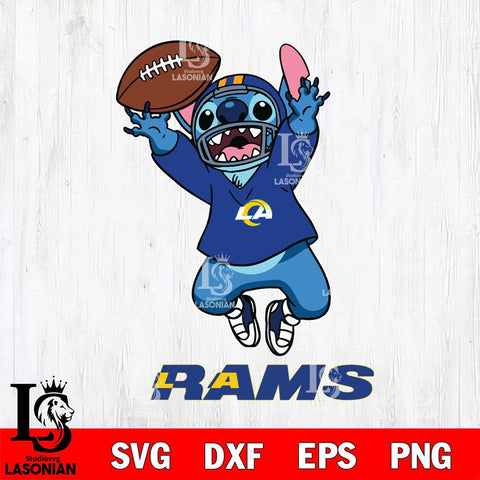 Los Angeles Rams Stitch Sport Football SVG DXF EPS PNG FILE, Stitch File Cut,NFL Digital Download,Instant Download, Silhouette