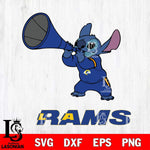 Los Angeles Rams Stitch vuvuzela SVG DXF EPS PNG FILE, NFL File Cut, Digital Download,Instant Download, Silhouette, Cricut