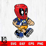 Los Angeles Rams deadpool 3 Sport Svg Eps Dxf Png File, Digital Download, Instant Download