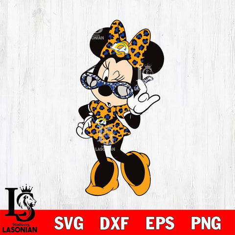 Los Angeles Rams mickey christmas 6 Svg Eps Dxf Png File, Digital Download, Instant Download