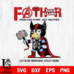 Louisiana Ragin' Cajuns Bluey Fathor Father day Svg Eps Dxf Png File, Digital Download, Instant Download