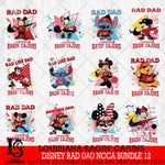 Louisiana Ragin' Cajuns Disney Rad Dad NCAA Bundle 12 SVG DXF EPS PNG FILE, BUNDLE NCAA Disney Father day File Cut,Digital Download,Instant Download,Disney Svg Files