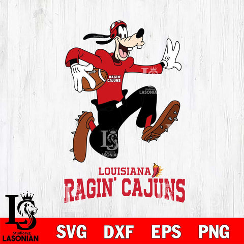 Louisiana Ragin' Cajuns Goofy rugby Sport SVG DXF EPS PNG FILE,NCAA svg ,Football Digital Download,Instant Download, Silhouette