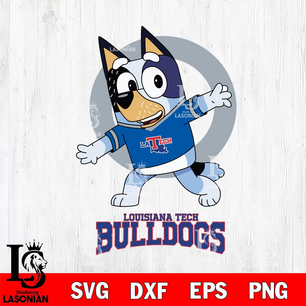 Louisiana Tech Bulldogs Bandit Heeler Rugby – lasoniansvg