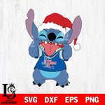Louisiana Tech Bulldogs Christmas Stitch Disney Svg Eps Dxf Png File, Digital Download, Instant Download
