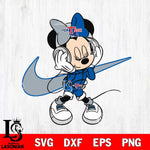 Louisiana Tech Bulldogs Cute Minnie Mouse Dancing Svg Eps Dxf Png File, NCAA svg, Digital Download, Instant Download