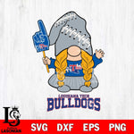 Louisiana Tech Bulldogs Gnomes Fan Svg Eps Dxf Png File, Digital Download, Instant Download