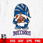 Louisiana Tech Bulldogs Gnomes Football Svg Eps Dxf Png File, Digital Download, Instant Download