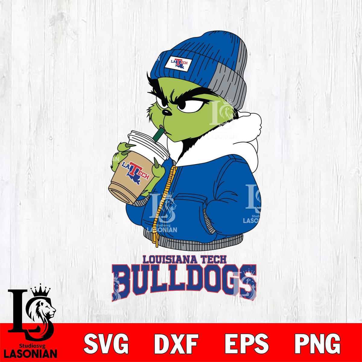 Louisiana Tech Bulldogs Grinch Bougie Christmas – lasoniansvg
