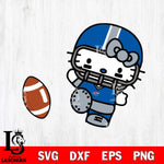 Louisiana Tech Bulldogs Hello Kitty sport 12 Svg Eps Dxf Png File, NCAA svg, Digital Download, Instant Download