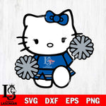 Louisiana Tech Bulldogs Hello Kitty sport 4 Svg Eps Dxf Png File, NCAA svg, Digital Download, Instant Download