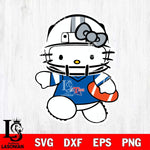 Louisiana Tech Bulldogs Hello Kitty sport 8 Svg Eps Dxf Png File, NCAA svg, Digital Download, Instant Download