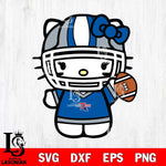 Louisiana Tech Bulldogs Hello Kitty sport 9 Svg Eps Dxf Png File, NCAA svg, Digital Download, Instant Download