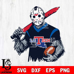Louisiana Tech Bulldogs Jason Voorhees Horror Halloween 2 Svg Eps Dxf Png File, NCAA svg, Digital Download, Instant Download