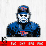 Louisiana Tech Bulldogs Michael Myers Horror Halloween Svg Eps Dxf Png File, NCAA svg, Digital Download, Instant Download