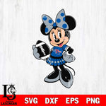 Louisiana Tech Bulldogs Minnie Mouse Svg Eps Dxf Png File, NCAA svg, Digital Download, Instant Download