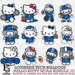 Louisiana Tech Bulldogs NCAA Bundle 12 Svg Eps Dxf Png File, NCAA svg, Digital Download, Instant Download