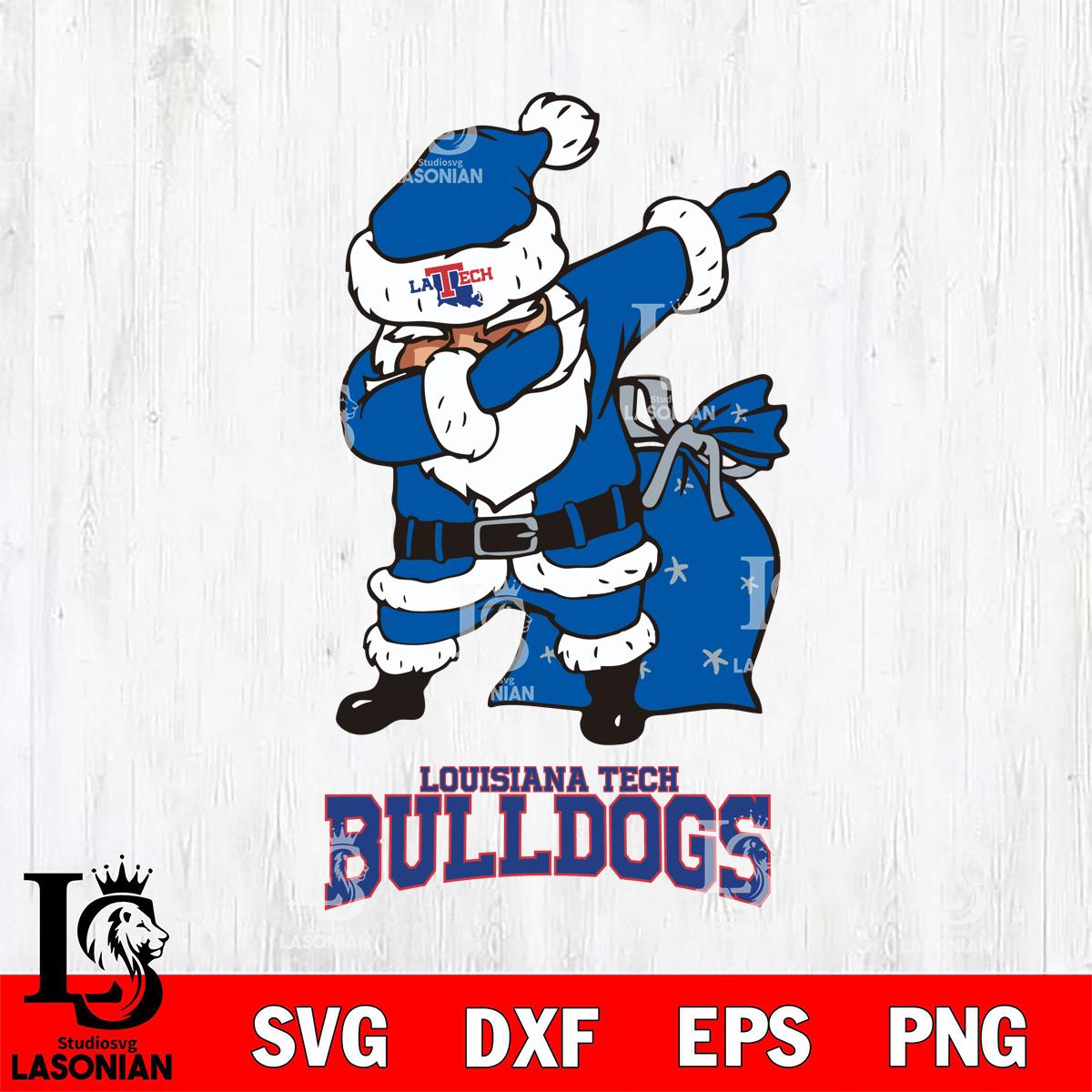 Louisiana Tech Bulldogs Santa Claus Ugly – lasoniansvg