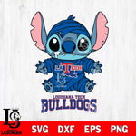 Louisiana Tech Bulldogs Stitch Mummy Svg Eps Dxf Png File, NCAA svg, Digital Download, Instant Download