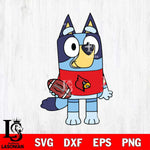 Louisville Cardinals Bluey 2 Svg Eps Dxf Png File, Digital Download, Instant Download