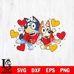 Louisville Cardinals Bluey heart Svg Eps Dxf Png File, Digital Download, Instant Download