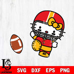 Louisville Cardinals Hello Kitty sport 12 Svg Eps Dxf Png File, NCAA svg, Digital Download, Instant Download