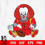Louisville Cardinals Pennywise Horror Sport 6 Svg Eps Dxf Png File, Digital Download