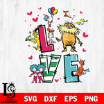 Love dr seuss , dr seuss svg, Dr seuss svg eps dxf png file, Digital Download,Instant Download