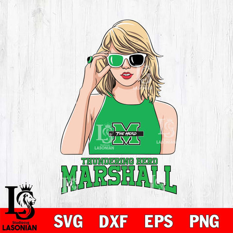 Marshall Thundering Herd And Taylor Swift Fan Svg Eps Dxf Png File, Digital Download, Instant Download