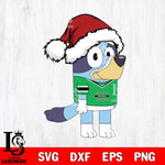 Marshall Thundering Herd Bluey Cartoon Christmas Svg Eps Dxf Png File, Digital Download, Instant Download